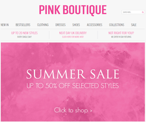 Pink Boutique Discount Code