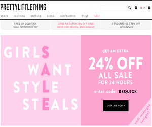 Pretty Little Thing Discount Code
