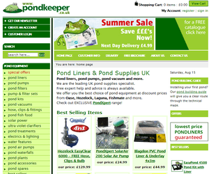 Pondkeeper Discount Code