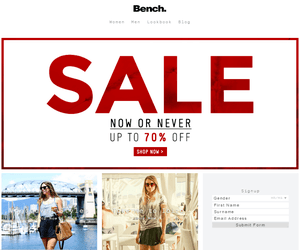 Bench Discount Code