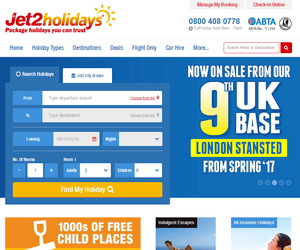 Jet2Holidays Discount Codes