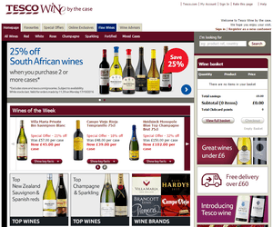Tesco Wine Voucher