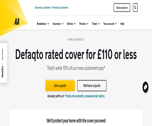 AA Home Insurance Discount