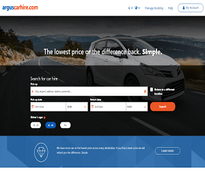 Argus Car Hire Discount Code