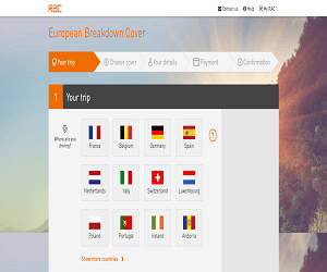 RAC European Breakdown Cover Discount Code