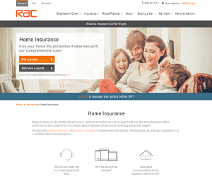 RAC Home Insurance Discount Code