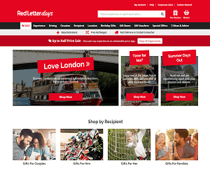 Red Letter Days Discount Code