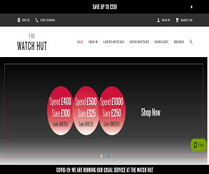 The Watch Hut Discount Code