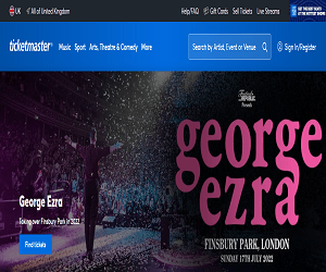 Ticketmaster UK Vouchers