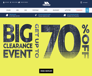 Trespass Discount Code