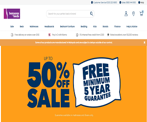 Bensons For Beds Discount Code