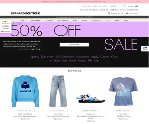 Bernard Boutique Discount Code