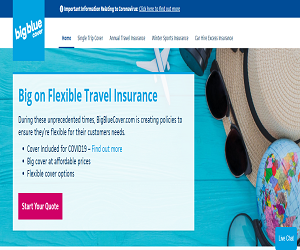 Big Blue Travel Insurance Discount Code