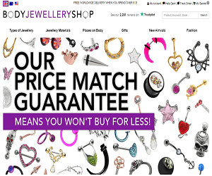 Body Jewellery Shop Discount Code