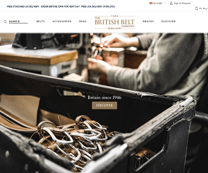 British Belt Company Discount Code