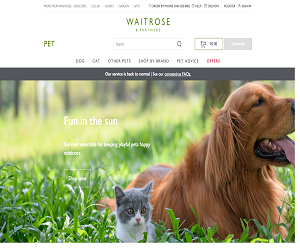 Waitrose Pet Promo Code