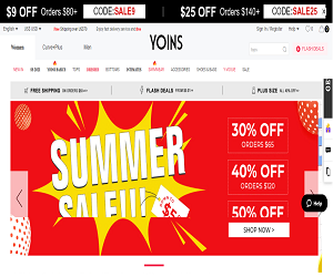 Yoins Discount Code