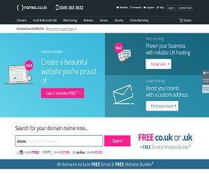 Names.co.uk Voucher Code