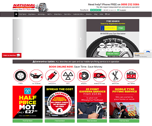 National Tyres Discount Code