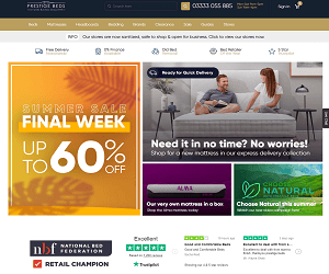 Prestige Beds Discount Code