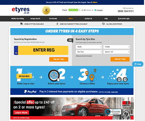 eTyres Discount Code